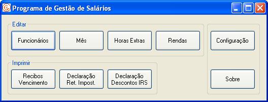Imagem do ecrã geral